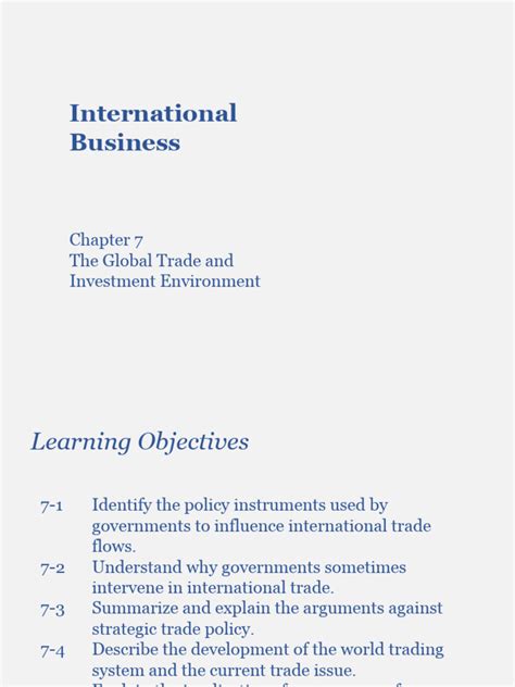 Trade and Investment 的图像结果