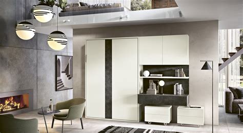 Pack LUCY Blanc - Acheter ensemble lit escamotable matelas La Maison Convertible