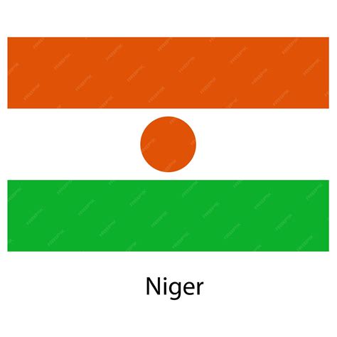 Premium Vector | Flag of the country niger vector illustration