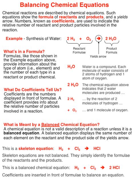 How To Find Coefficients In Chemical Equations - Tessshebaylo