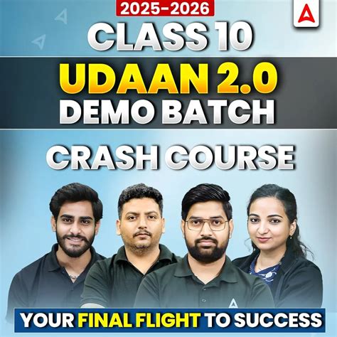 CBSE Class 10, UDAAN 2.0 DEMO BATCH (Crash Course) | Online Live Class ...