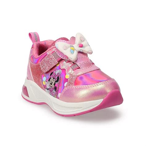 Disney's Minnie Mouse Light-Up Girls' Athletic Sneakers