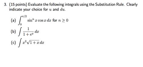 Evaluate Integrals Using Substitution 的图像结果