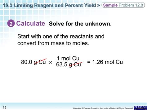 Limiting Reagents and Percent Yield | PPT