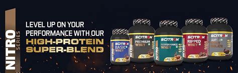 Scitron Ripped Whey Protein Powder 1.81 Kg- Chocolate Fudge Brownie ...