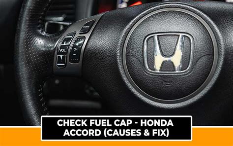 Honda Check Fuel Cap Message 的图像结果