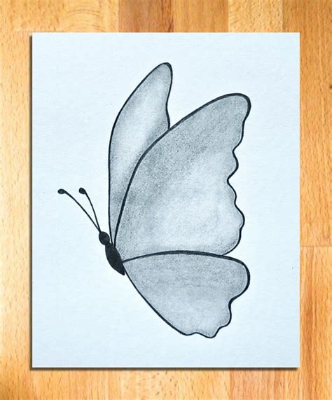Easy butterfly drawing fc7 – Artofit
