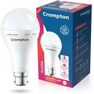 Crompton 8 5w Backup Lamp 4 Hrs Bulb Emergency Light Reviews: Latest ...