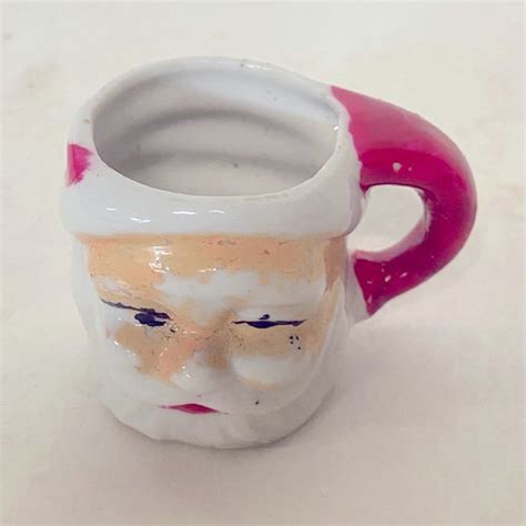 Vintage Winking Santa Miniature Mug. Has Little Wear to It. - Etsy