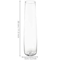 TIED RIBBONS Glass Vase (8 X 29 Cm, Clear) : Amazon.in: Home & Kitchen