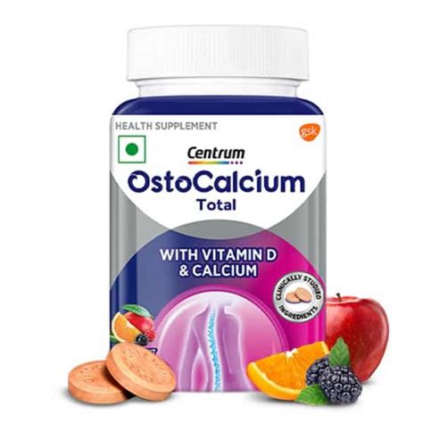 Buy CENTRUM OSTOCALCIUM TOTAL MIXED FRUIT FLAVOUR | BOTTLE OF 30 ...