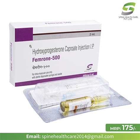 FEMRONE-500 INJECTION Spine Health Care Pvt Ltd