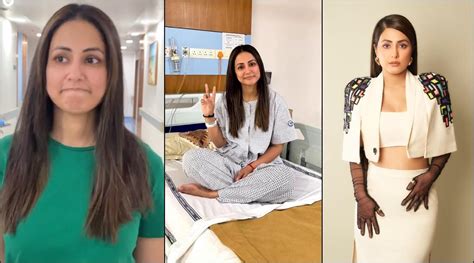 Hina Khan went straight to hospital for first chemotherapy after ...