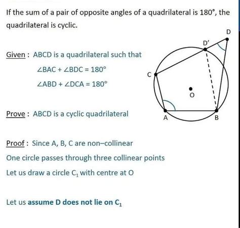 if the sum of pair opposite angles of a quadrilateral is 180 ,than the ...