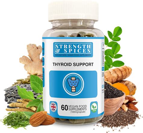 Amazon.com: Strength & Spices - Thyroid Support, Iodine Supplement with Maca Root, Sea Kelp ...