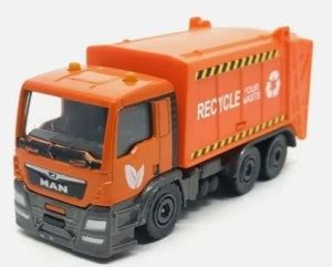 Majorette CITY MAN TGS GARBAGE SERVICE RECYCLE YOUR WASTE DIECAST TOY ...