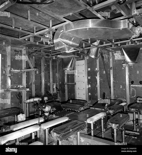A view of the unfinished sonar control room, compartment 02-174-O-C ...