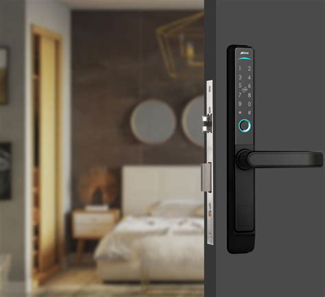 Ozone Narrow Style Wi-Fi Smart Lock with 5-way access for Swing Doors