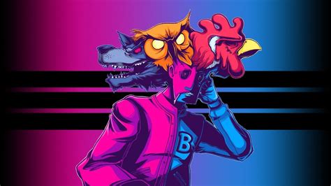 HD Wallpaper of Hotline Miami Masks: Dennis, Richard, and Rasmus