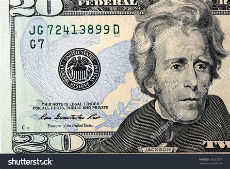 United States Currency Twenty Dollar Bill Stock Photo 165337577 ...