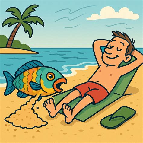 Why Do Parrotfish Poop Sand — and Are We Really Sunbathing on Fish Poop?