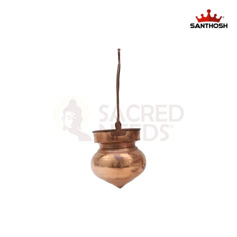 Copper Dhara Pathram – 12 Inch Holy Water Container for Abhishekam ...