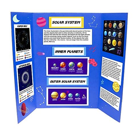 Buy the Tri-fold Display Cardboard Panel for Presentation | Tri fold ...
