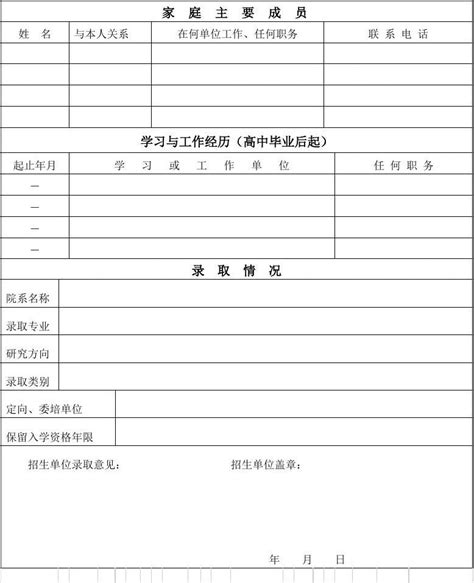 1.攻读硕士学位研究生录取登记表_word文档在线阅读与下载_免费文档