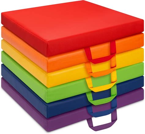 Amazon.com: IKAYAS 6 Pcs Floor Cushions for Kids Classroom with Handles ...