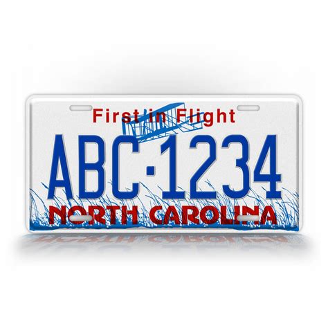 Personalized North Carolina First In Flight Custom State License Plate ...