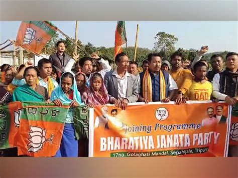Tripura: 206 individuals from 51 families leave TIPRA Motha, join BJP