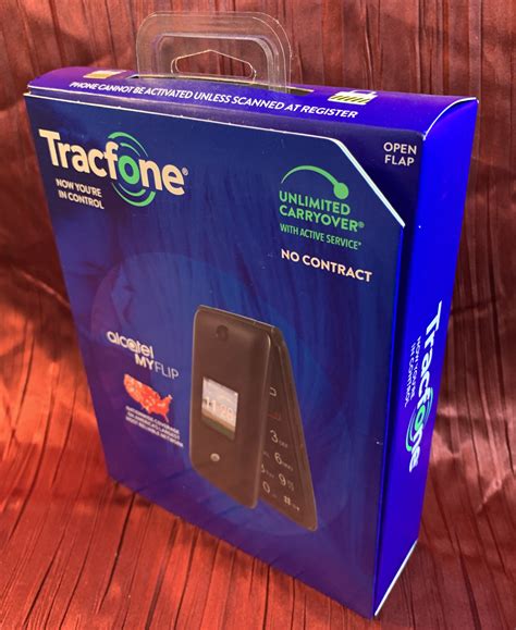Alcatel MyFlip Tracfone Prepaid Flip Cell Phone, No Contract ** SEALED ...