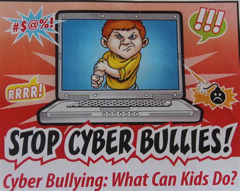 Cyber Bullying Poster For Kids