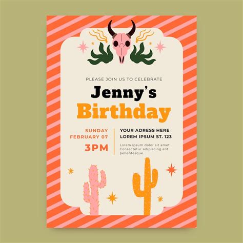 Western party invitation Images - Free Download on Freepik
