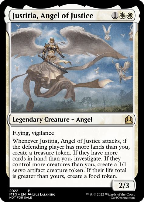 Justitia, Angel of Justice V2 : r/custommagic