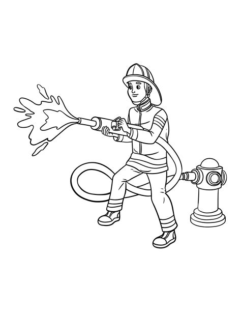 How To Draw A Firefighter