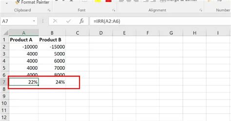 Image result for Escel IRR DataTable