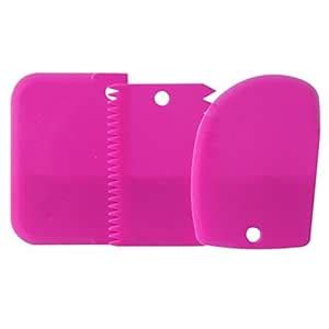 Plastic Dough Icing Fondant Scraper Cake Decorating Baking Pastry Tools ...