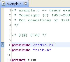 2.1.1. Line Numbers | C/C++ Software Development with Eclipse