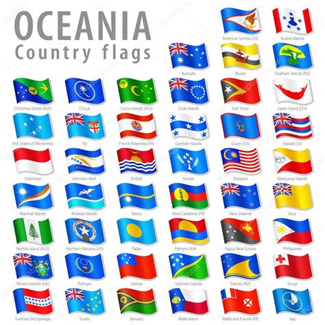 Oceania Flags