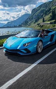 Lamborghini Aventador Wallpaper For Mobile by Blue Lamborghini Aventador S Roadster Free Lamborghini Aventador Wallpaper For Mobile