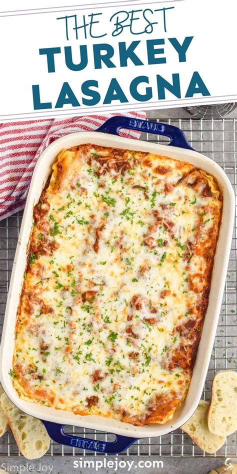 Turkey lasagna – Artofit