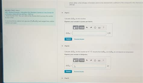 Solved: where H is the enthalpy of formation and 1 is the ...