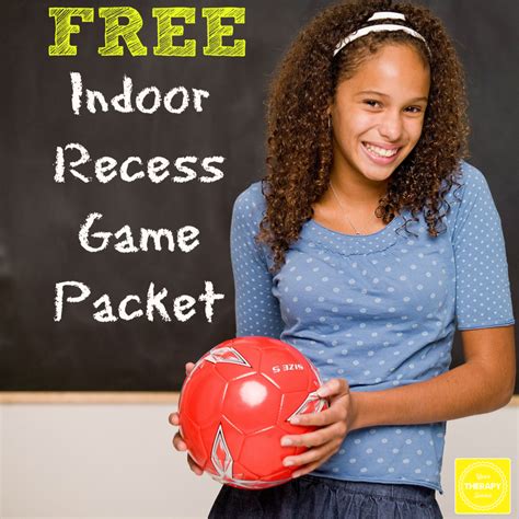 8 Print and Go Ideas for Indoor Recess - Your Therapy Source | Indoor ...