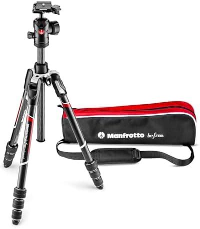 Buy Manfrotto Befree Advanced 4-Section Carbon Fiber Travel Tripod with ...