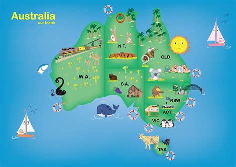 Jules Ang: Kids Aussie Map