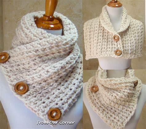 Dallas Dream Scarf (35"x 12") | Padrões de cachecol crochê, Gola de ...