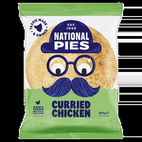 Curried Chicken Chef’s Pie 220g – National Pies