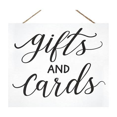 JennyGems Gifts and Cards Sign, Wedding Signs, Wedding Decor, Party ...