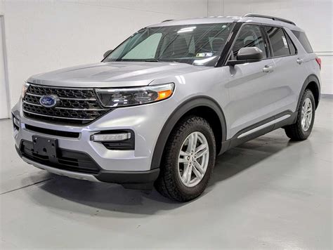Pre-Owned 2022 Ford Explorer XLT in Iconic Silver Metallic | Greensburg, PA | #H11379A